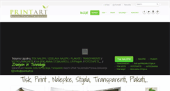 Desktop Screenshot of printart.si