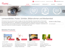 Tablet Screenshot of printart.ch